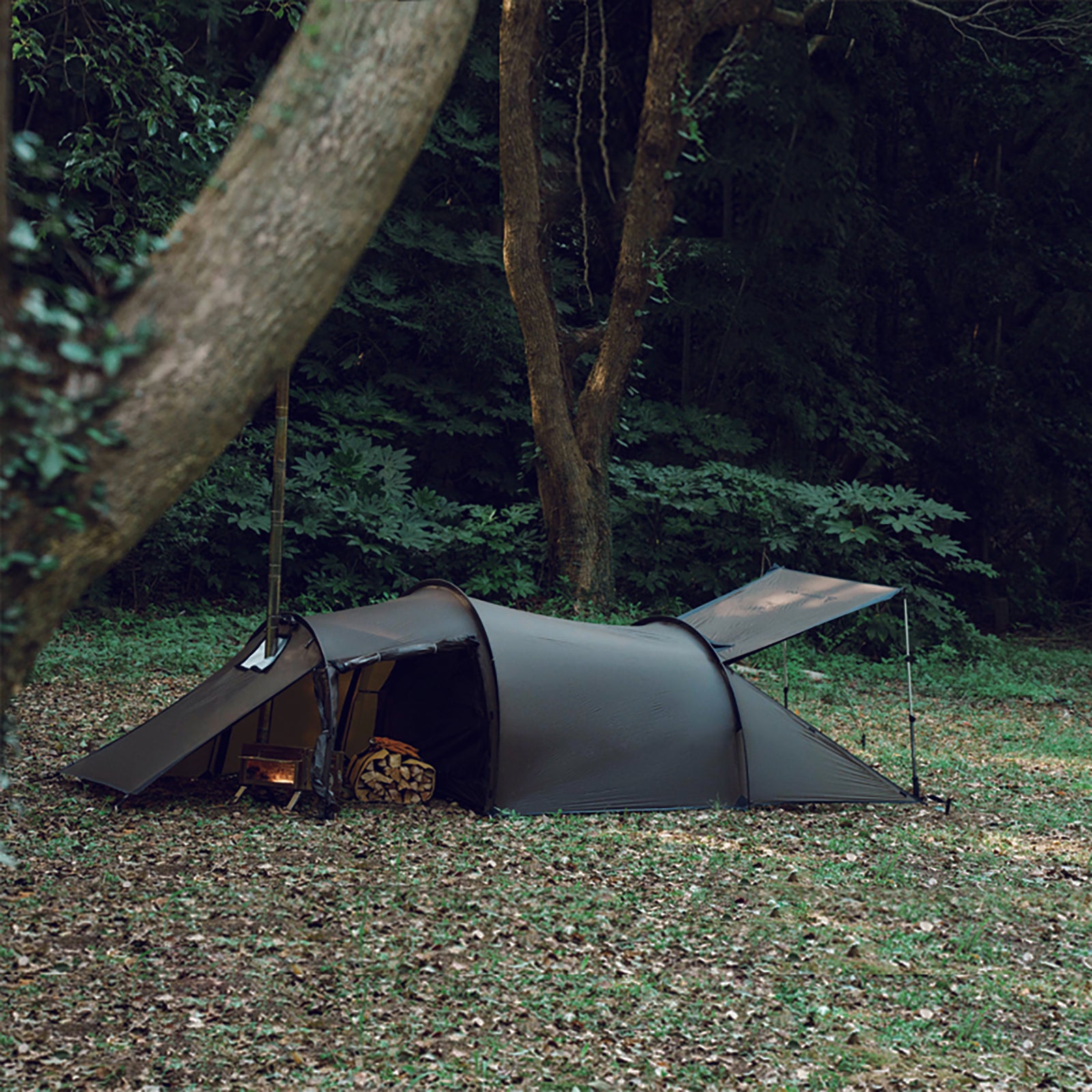 Tunnel Tent 1-2 Person Double Layers Waterproof Backpacking Tents with