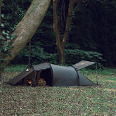 Tunnel Tent 1-2 Person Double Layers Waterproof Backpacking Tents with 2 Doors & Stove Jack 4 Seasons Tents with Portable Carry Bag