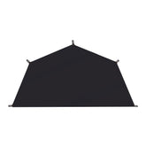 Half Tent Floor Ground Sheet for Tipi Tent Hot Tent Series 1-2 Person for Camping Hiking Hunting Fishing Waterproof Windproof Lightweight