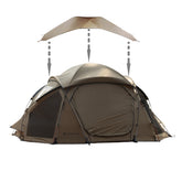Dandelion Shell 4 Season Camping Hot Tent with Stove Jack(Dome S450) for 4-6 Person | Windproof, Waterproof Hot Tent with Stove Jack and Snow Skirt for Camping, Hiking, Backpacking and Outdoor Adventures