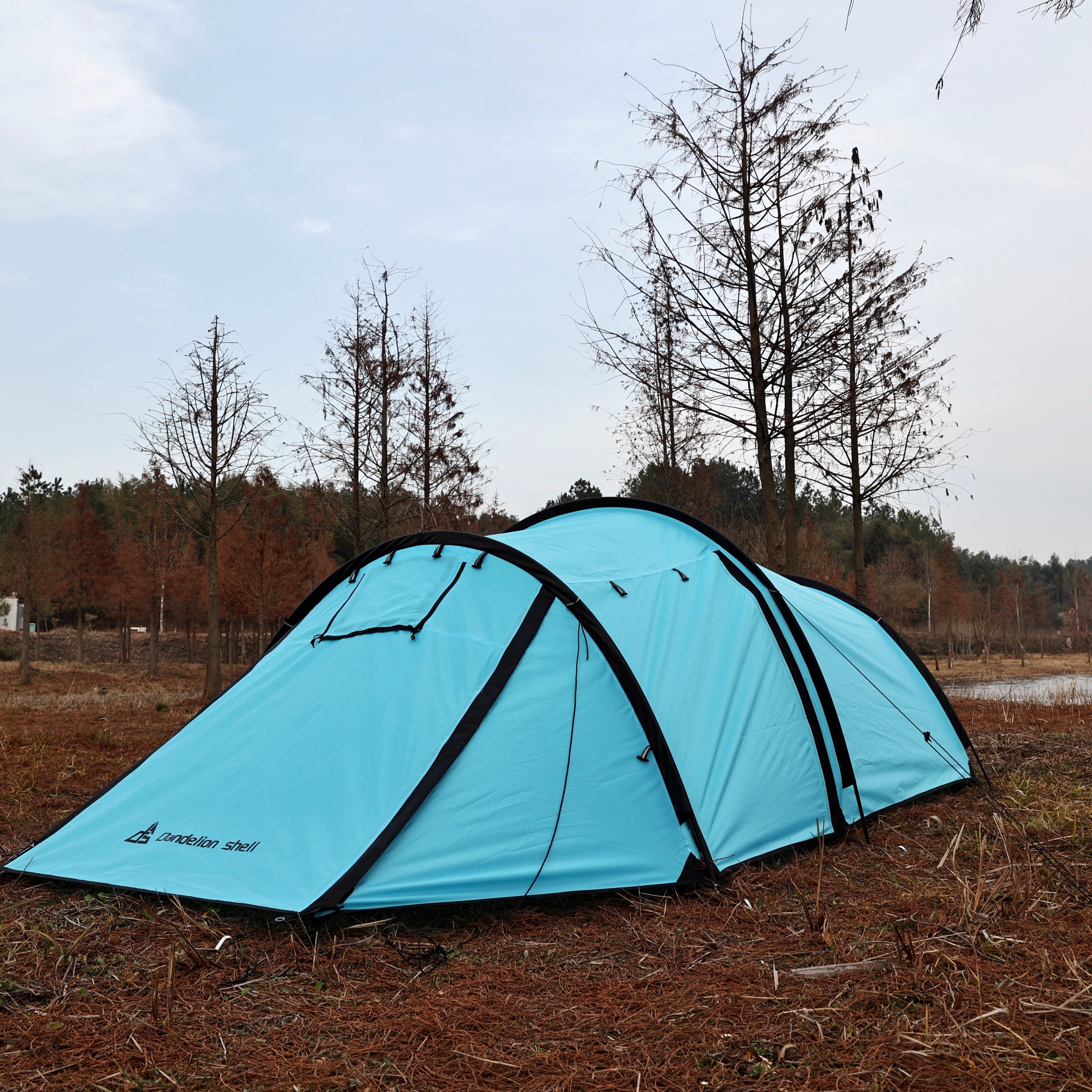 2 man winter tent Dandelion Shell Hot Tent with Stove Jack Camping Winter 4 Season Tent