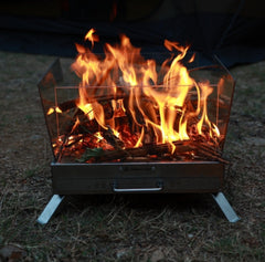 Beacon tower Camping stove with view glasses