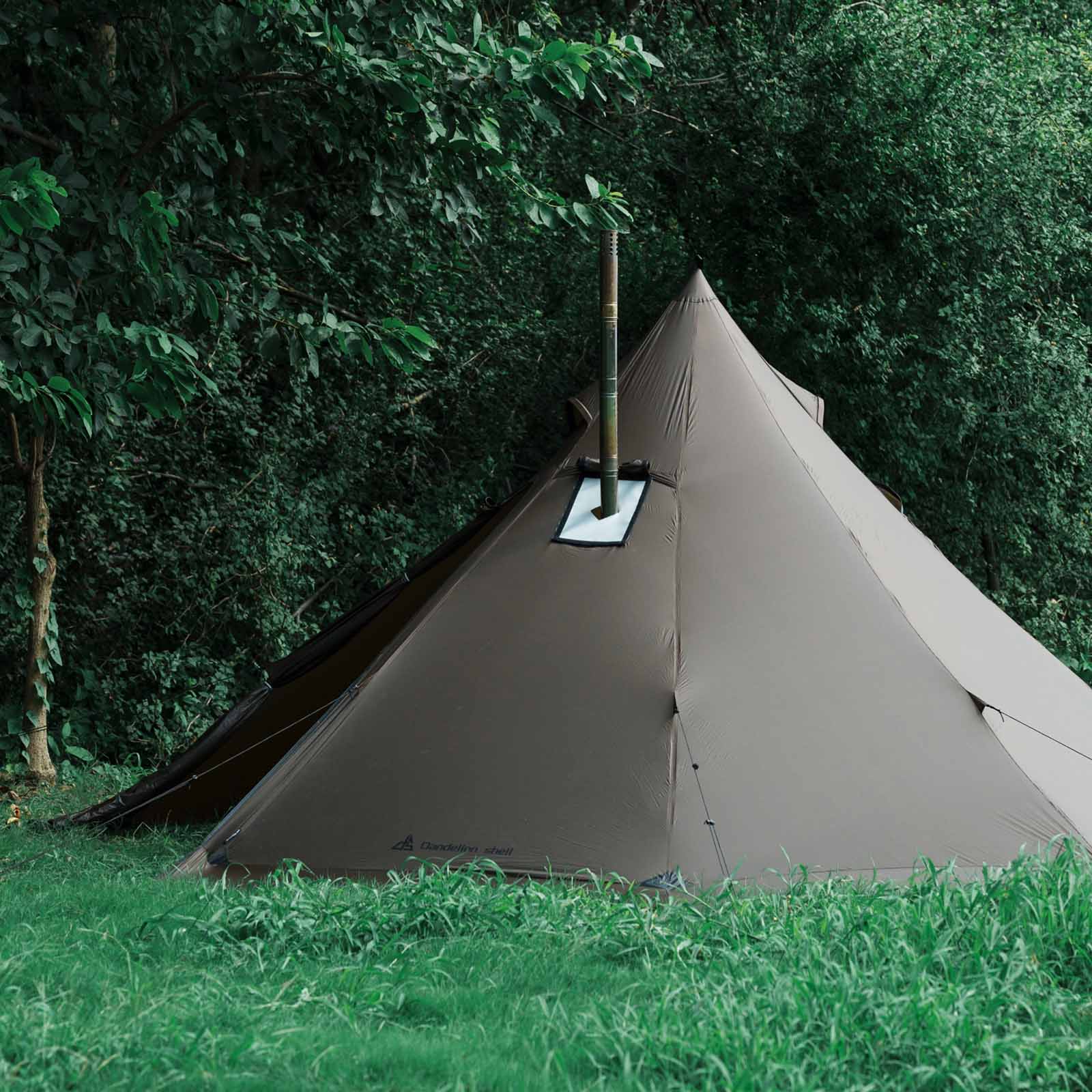 DS005 Hot Tent with Stove Jack Winter Tent Season Tent 3-4