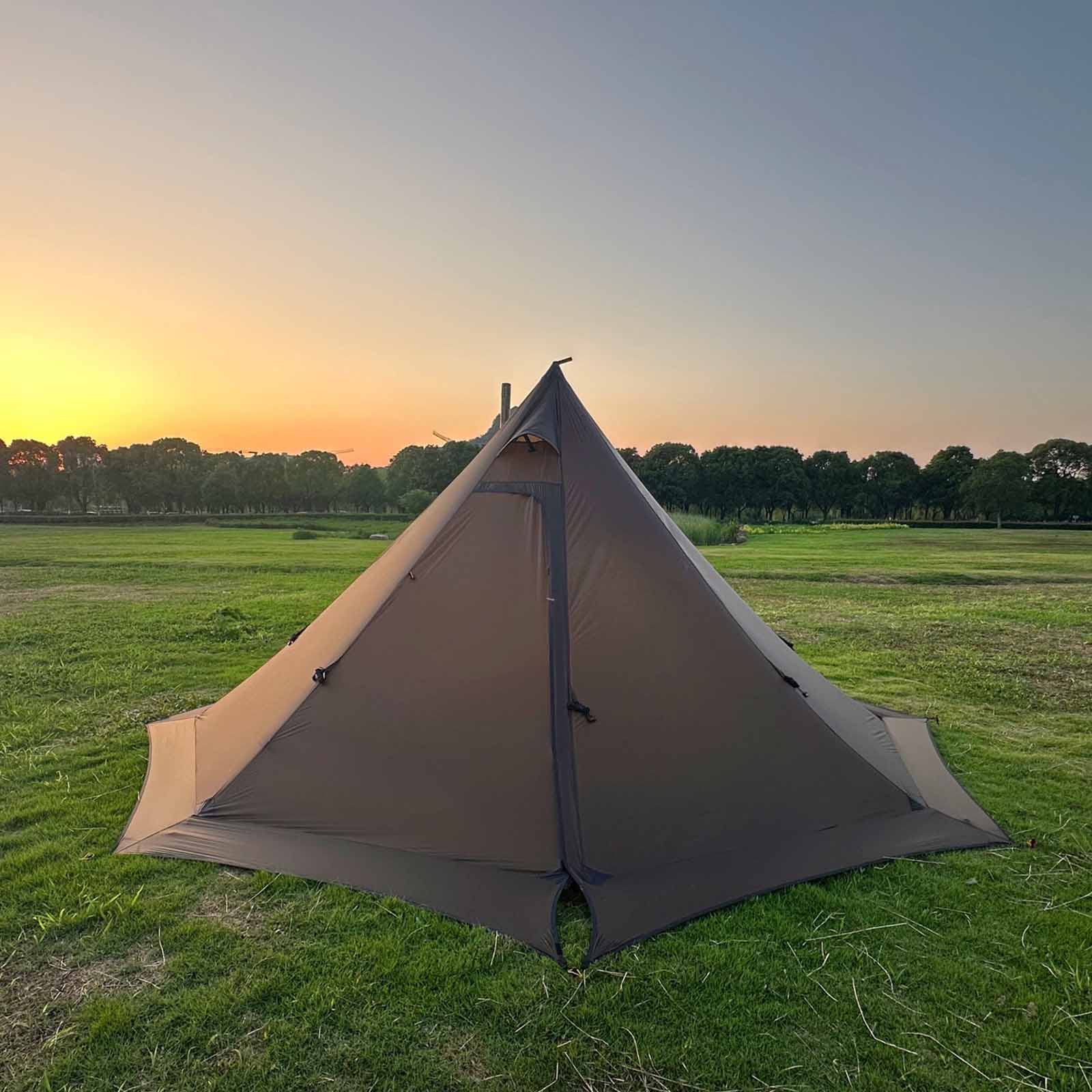 lightest hot tent DS005 Hot Tent with Stove Jack Winter Tent 4 Season Tent 3-4 Person 4. – Dandelionshell