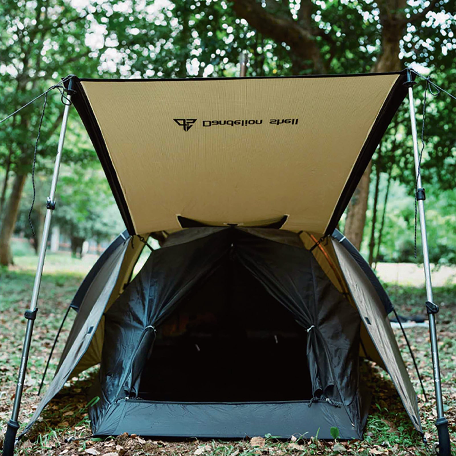 helinox tunnel tent Tunnel Tent 1-2 Person Double Layers Waterproof Backpacking Tents with 2 Doors & Stove Jack 4 Seasons Tents with Portable Carry Bag