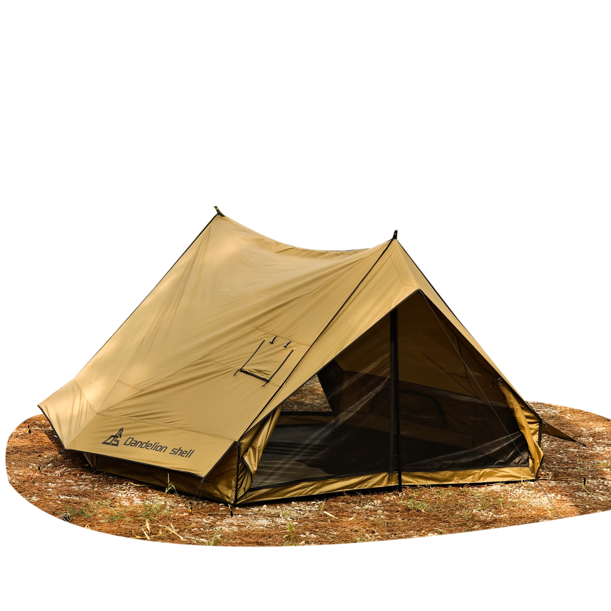 backpacking tent for winter Dandelion Shell Hot Tent Cabin Plus X3 with Stove Jack Camping Tent Wi – Dandelionshell