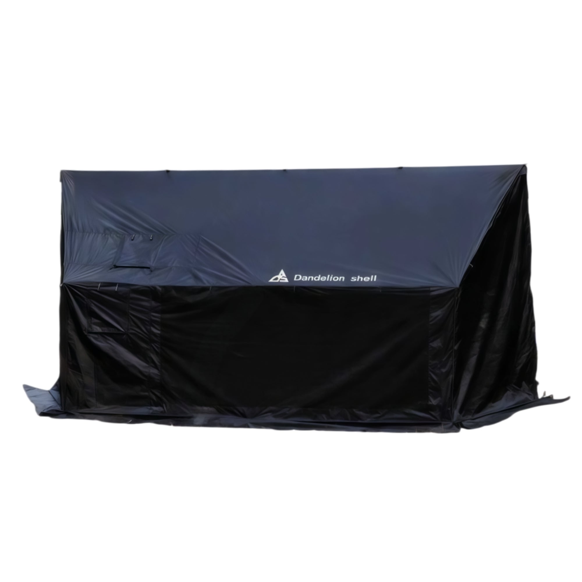 Hammock Hot Tent with Stove Jack and Double-Sided mesh Windows - Spacious, Versatile Wall Tent with Snow Skirt(No Poles)-Black Waterproof & Windproof, Ideal for Camping, Backpacking