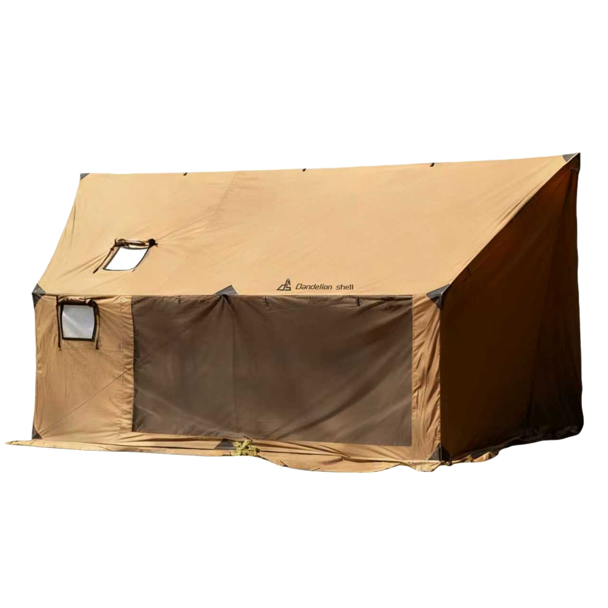 Hammock Hot Tent with Stove Jack and Double-Sided mesh Windows - Spacious, Versatile Wall Tent with Snow Skirt -Waterproof & Windproof, Ideal for Camping, Backpacking, Hiking, Hunting