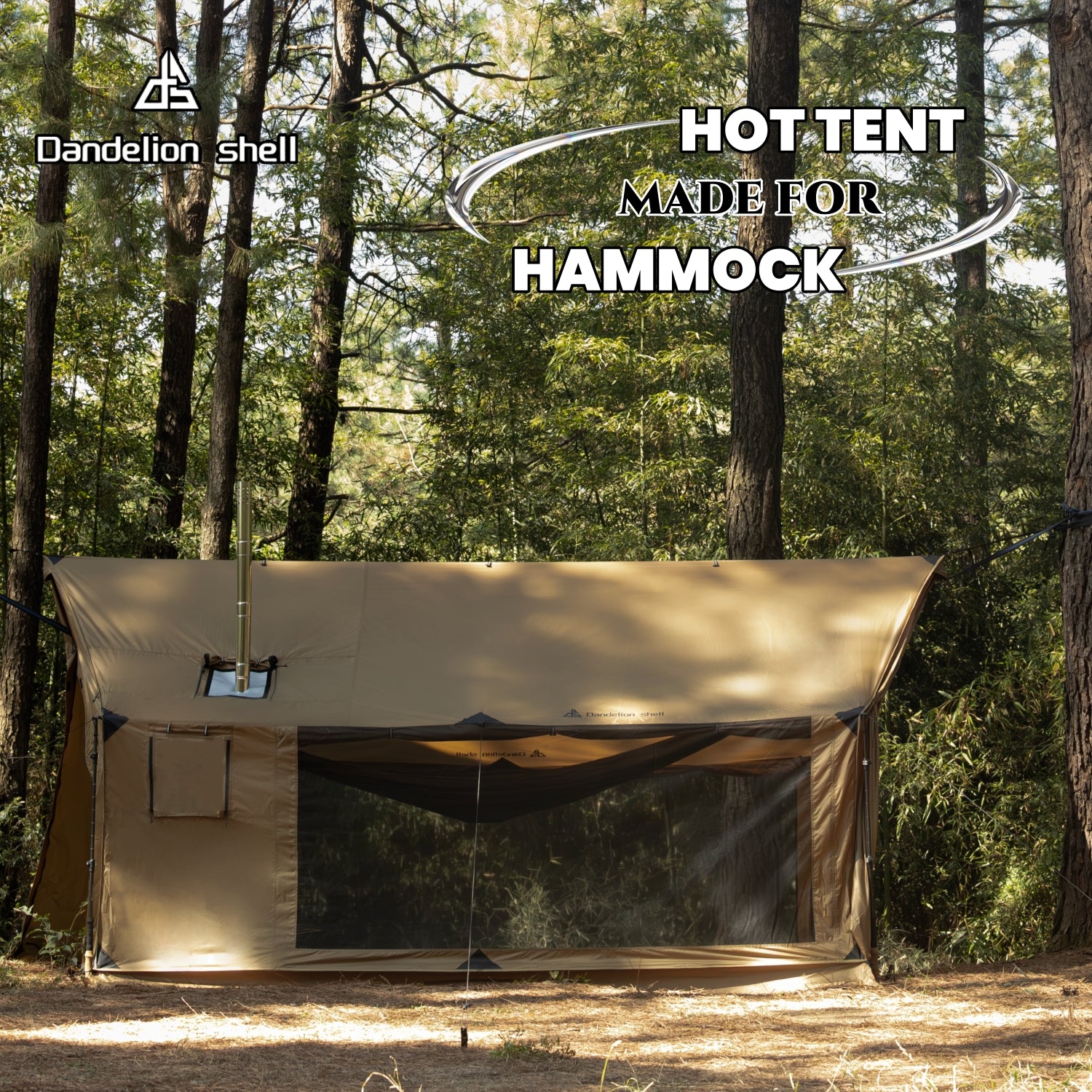 hot tent hammock Hammock Hot Tent with Stove Jack and Double-Sided mesh Windows